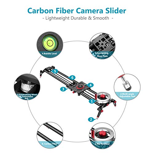 Kamera-Slider Neewer Kameraschiene/Stabilisator, 80 cm