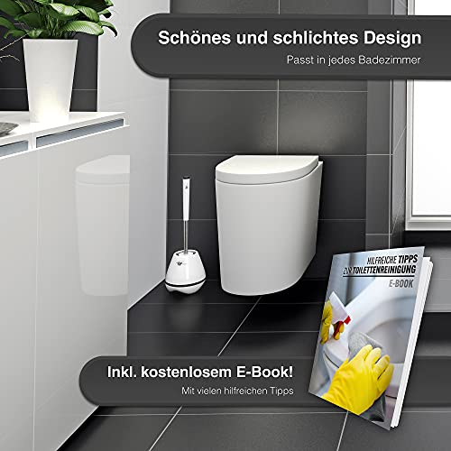 Klobürste Webo+ Klobürste​ inkl. Ersatz-Toilettenbürste, Silikon​