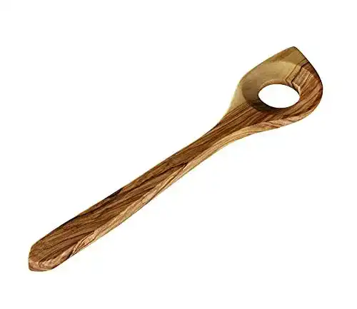 Kochlöffel (Olivenholz) Cilio Kochlöffel, Olivenholz, braun, 30 cm