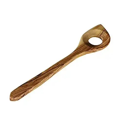 Kochlöffel (Olivenholz) Cilio Kochlöffel, Olivenholz, braun, 30 cm