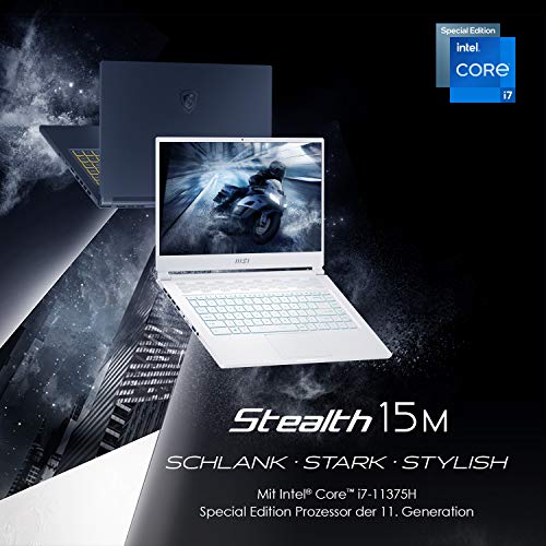 Laptop i7 MSI Stealth 15M A11UEK-024 15.6 Zoll FHD, 1920*1080