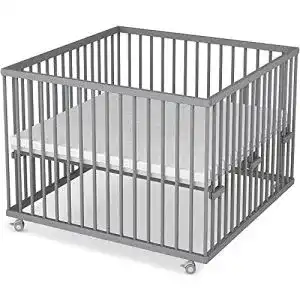 Laufgitter Sämann ® 100×100 cm mit Matratze, TÜV geprüft 2022
