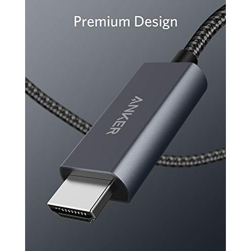 Lightning-HDMI-Kabel Anker Nylon USB C auf HDMI Kabel, 180cm
