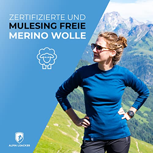 Merino-Unterwäsche Alpin Loacker Bio Merino Shirt Langarm