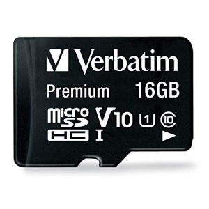 Micro-SD 16GB Verbatim Premium microSDHC inkl. Adapter, 16 GB