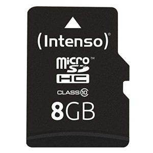 Micro-SD 8GB Intenso microSDHC 8GB Class 10 inkl. SD-Adapter