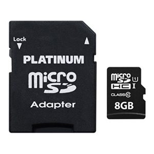 Micro-SD 8GB PLATINUM High Speed microSDHC Karte 8GB