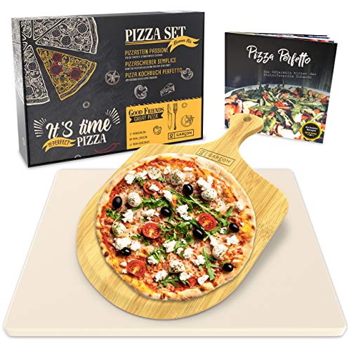 Die beste pizzastein rechteckig garcon pizzastein 3er set Bestsleller kaufen