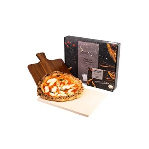Pizzastein (rechteckig) KLAGENA Pizzastein-Set für Backofen & Grill