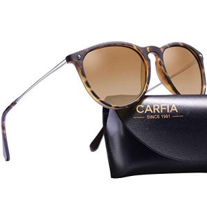 Polarisierte Sonnenbrille CARFIA Vintage Blaulichtfilte UV400
