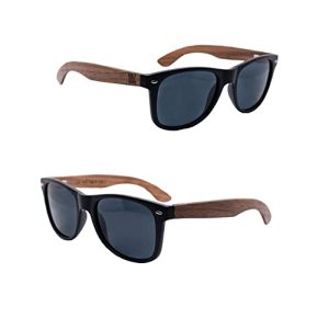 Polarisierte Sonnenbrille Holzwurm Sonnenbrille mit Holzbügeln