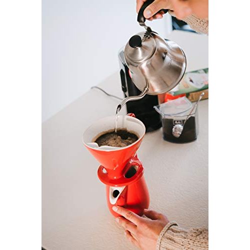 Porzellan-Kaffeefilter Melitta 219032 Filter Größe 1×4 Rot