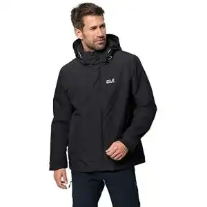 Regenjacke Jack Wolfskin Herren Arland 3in1 M Winddicht