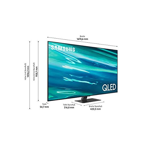 Samsung-Fernseher (75 Zoll) Samsung QLED 4K TV Q80A