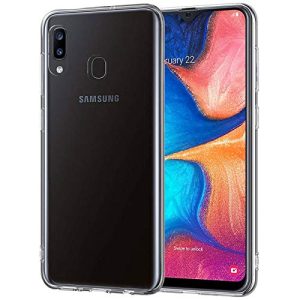 Samsung-Galaxy-A20-Hülle NEW’C Ultra transparent Silikon Gel