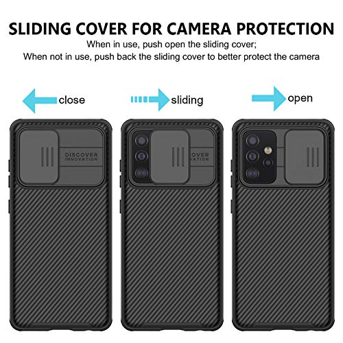 Samsung Galaxy A72-Hülle AROYI Kameraschutz mit Slide Cover