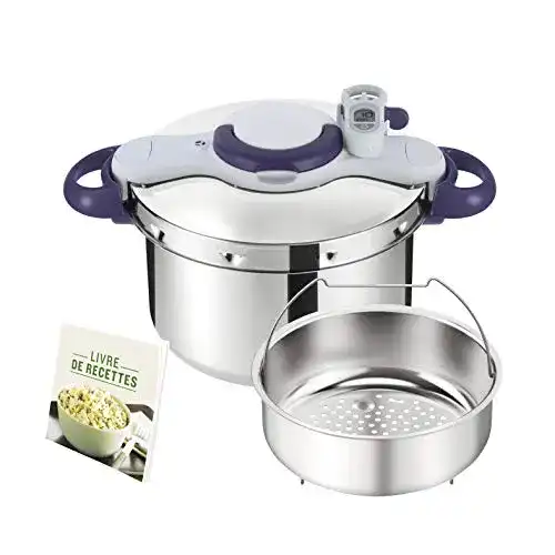 Die beste Schnellkochtopf (8 Liter) SEB P4624900 Clipso Minut, Edelstahl 2026 Test Bestseller Schnellkochtopf (8 Liter) SEB P4624900 Clipso Minut, Edelstahl