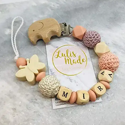 Schnullerkette mit Namen Modern Reflections Junge u. Mädchen