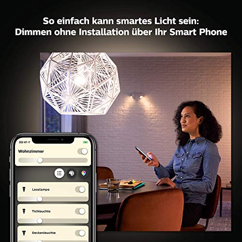 Smarte Glühbirne Philips Hue White E27 LED Lampe Doppelpack