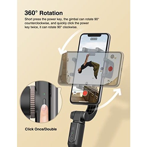 Smartphone-Gimbal ARTOFUL mit Fernbedienung 360° Drehbar