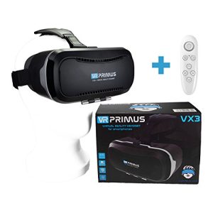 Smartphone-VR-Brille VR Primus ® VX3 VR Brille + Fernbedienung