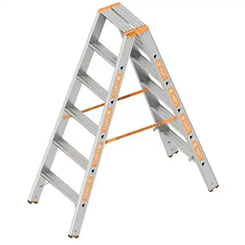 Stufenstehleiter LAYHER 1043006 Topic 6 Aluminium 2×6 Stufen