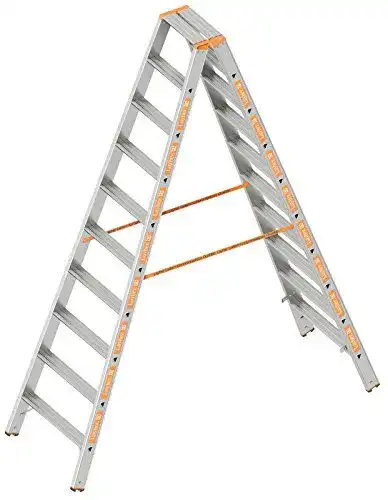 Stufenstehleiter LAYHER 1043010 Topic 10 Aluminium 2×10 Stufen