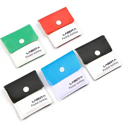 Taschenaschenbecher LABOTA 5 Pack Taschenascher-Portable-Zigaretten