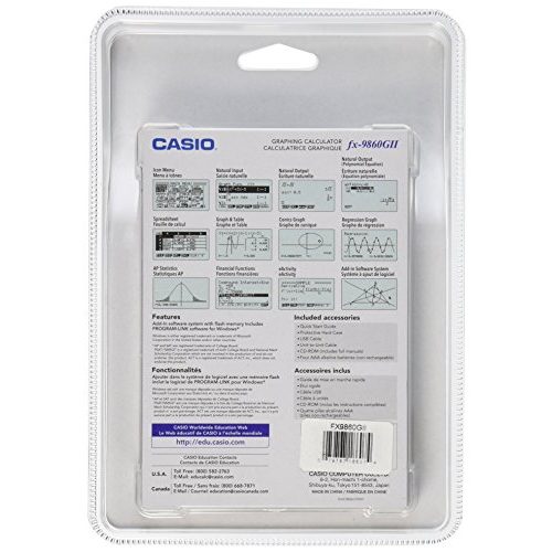 Taschenrechner Casio Grafikrechner FX9860 GII, Batteriebetrieb