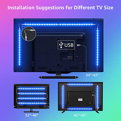 TV-Hintergrundbeleuchtung LE Smart D Strip 2M, Wifi RGB D