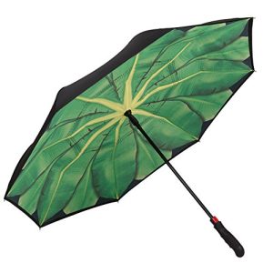 Umgekehrter Regenschirm VON LILIENFELD Bananenblatt
