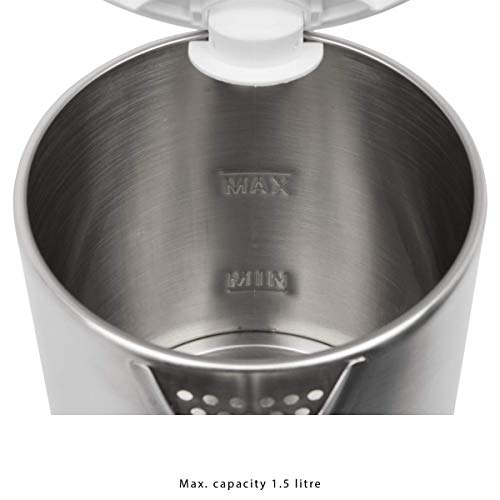 Wasserkocher 1,5 Liter Clatronic Wasserkocher WKS 3692 weiß