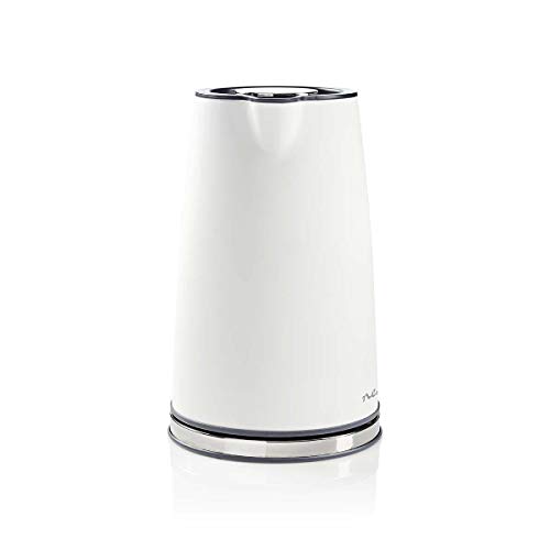 Wasserkocher (weiß) NEDIS Elektrisch, 1,7 l, Soft-Touch