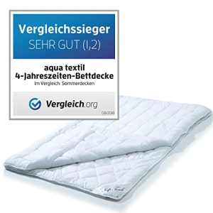Winter-Bettdecke aqua-textil Soft Touch 4 Jahreszeiten 135 x 200