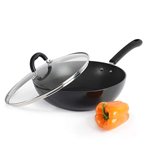 Die beste wok mit deckel procook gourmet non stick wok induktion 28 cm Bestsleller kaufen