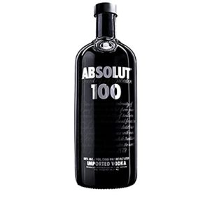 Absolut-Vodka Absolut Vodka Absolut 100, Edel-Vodka, 0,7 l