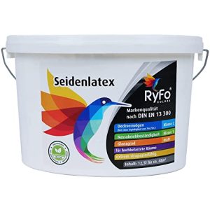 Abwaschbare Wandfarbe RyFo Colors Seidenlatex 12,5l