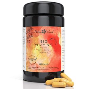 Acerola-Kapseln Aloha Sana, Natürliches BIO Vitamin C, 150 Stück