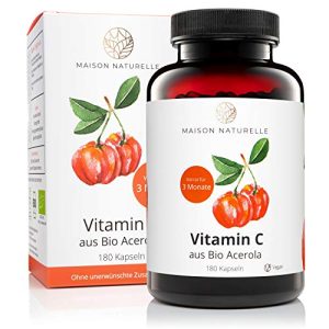 Acerola-Kapseln Maison Naturelle ® Vitamin C Kapseln, 180 Stück