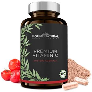 Acerola-Kapseln Mount Natural Bio Vitamin C, 200 Kapseln