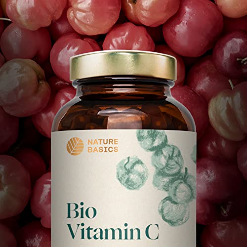 Acerola-Kapseln Nature Basics ® natürliches BIO Vitamin C