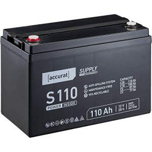 AGM-Batterie 110Ah Accurat 12V 110Ah Blei-Akku AGM
