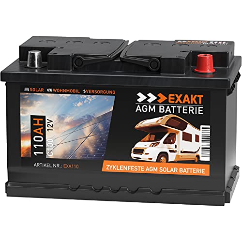 Die beste agm batterie 110ah exakt agm batterie 12v solarbatterie Bestsleller kaufen