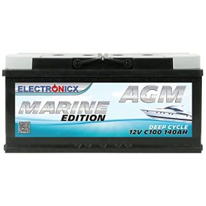 AGM-Batterie 140Ah Electronicx AGM Batterie 12v Marine Edition