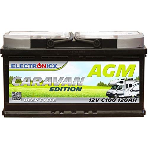 AGM-Batterie 140Ah Electronicx Caravan Edition Batterie AGM