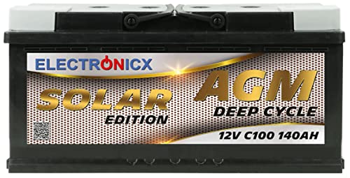 Die beste agm batterie 140ah electronicx solarbatterie 12v solar edition Bestsleller kaufen
