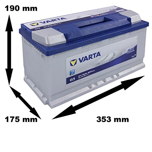 AGM-Batterie 95Ah Varta 58395 Autobatterie Blue Dynamic
