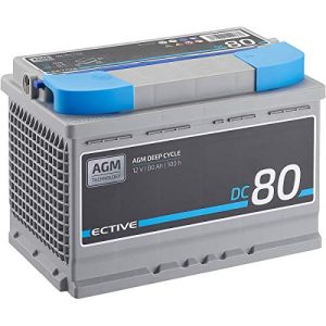 AGM-Batterie Wohnmobil ECTIVE 80Ah 12V, DC 80 VRLA