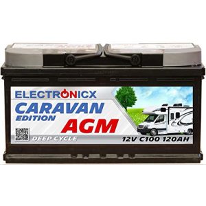 AGM-Batterie Wohnmobil Electronicx Caravan Edition V2, 120 AH