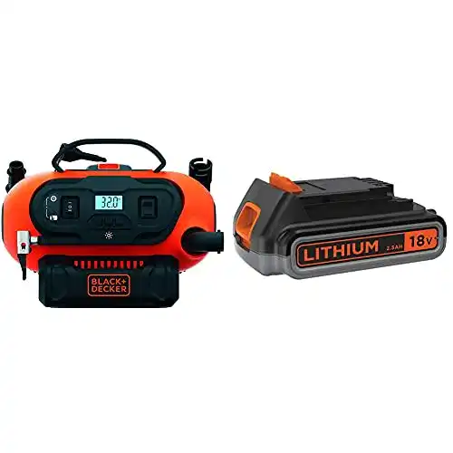 Akku-Kompressor Black+Decker BDCINF18N-QS 11.0 Bar